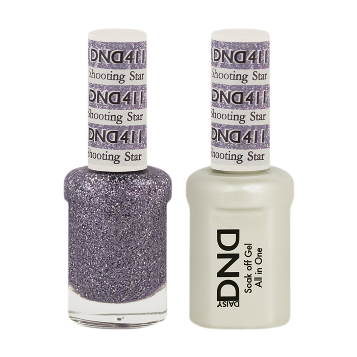 DND Nail Lacquer And Gel Polish, 411, Shooting Star, 0.5oz MY0924