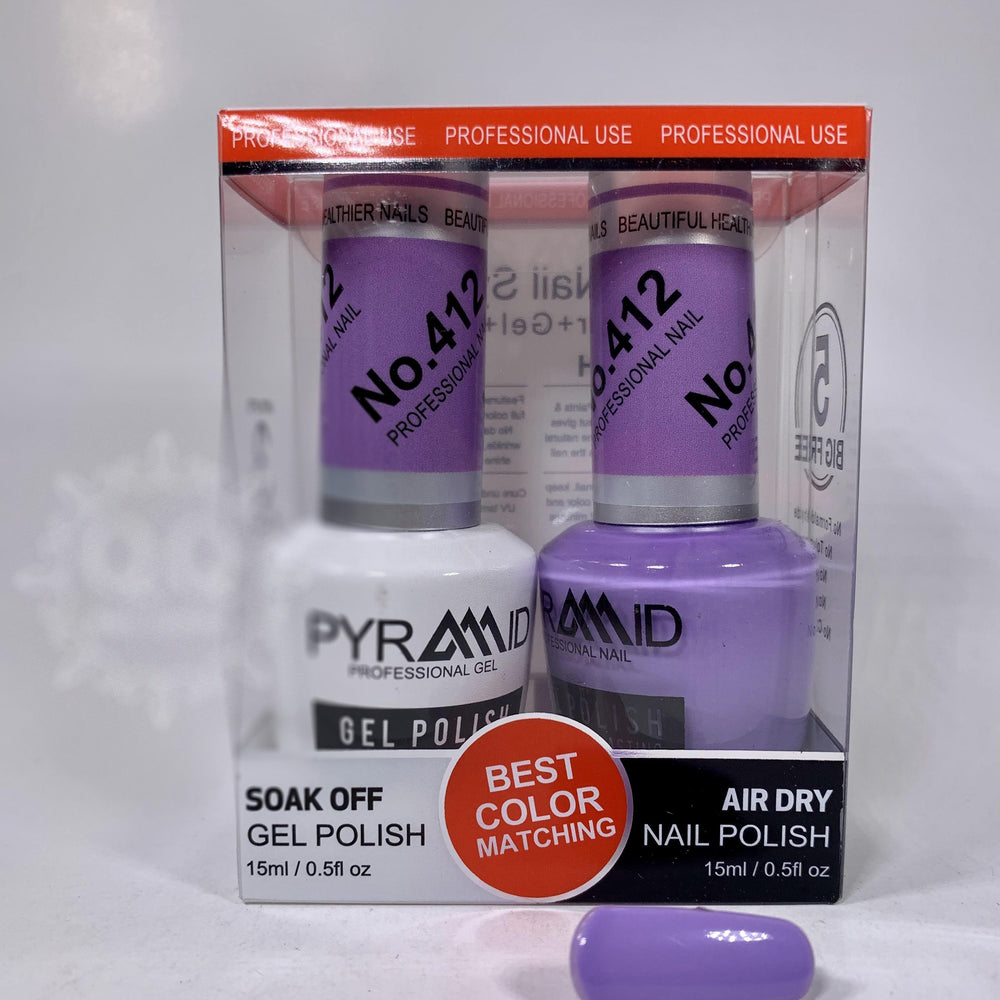 Pyramid Gel Polish + Nail Lacquer, 412, 0.5oz