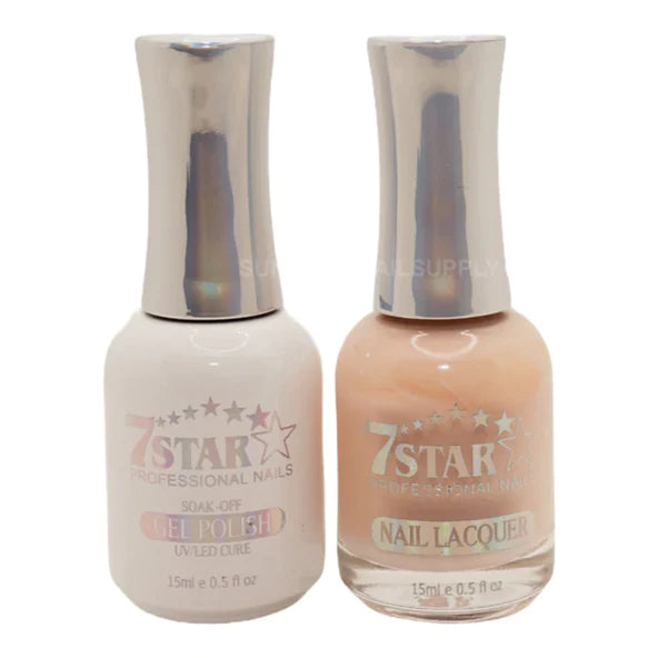 7 Star Nail Lacquer + Gel Polish Matching Pair, 412, 0.5oz