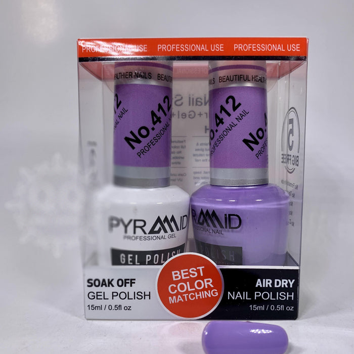 Pyramid Gel Polish + Nail Lacquer, 412, 0.5oz