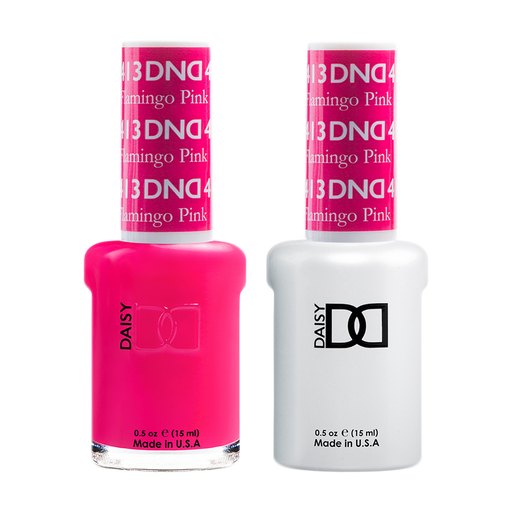 DND Nail Lacquer And Gel Polish, 413, Flamingo Pink, 0.5oz MY0924