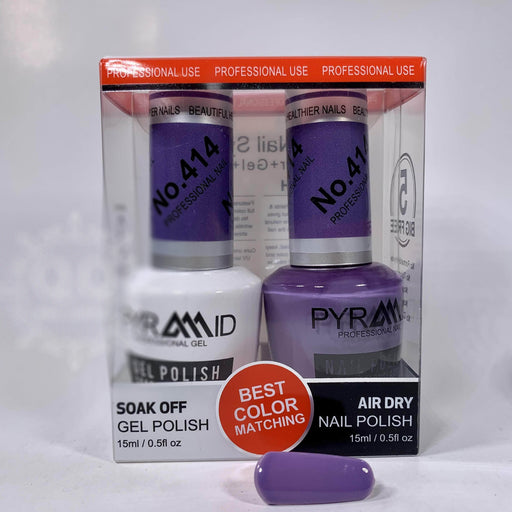 Pyramid Gel Polish + Nail Lacquer, 414, 0.5oz