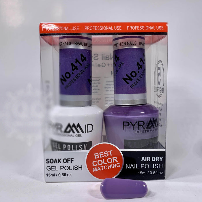 Pyramid Gel Polish + Nail Lacquer, 414, 0.5oz