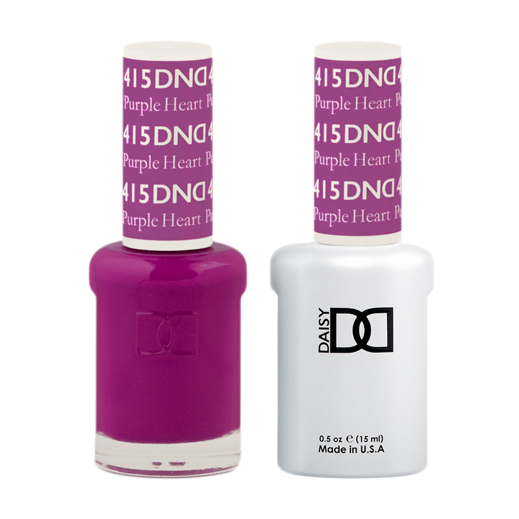 DND Nail Lacquer And Gel Polish, 415, Purple Heart, 0.5oz MY0924