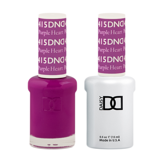 DND Nail Lacquer And Gel Polish, 415, Purple Heart, 0.5oz MY0924