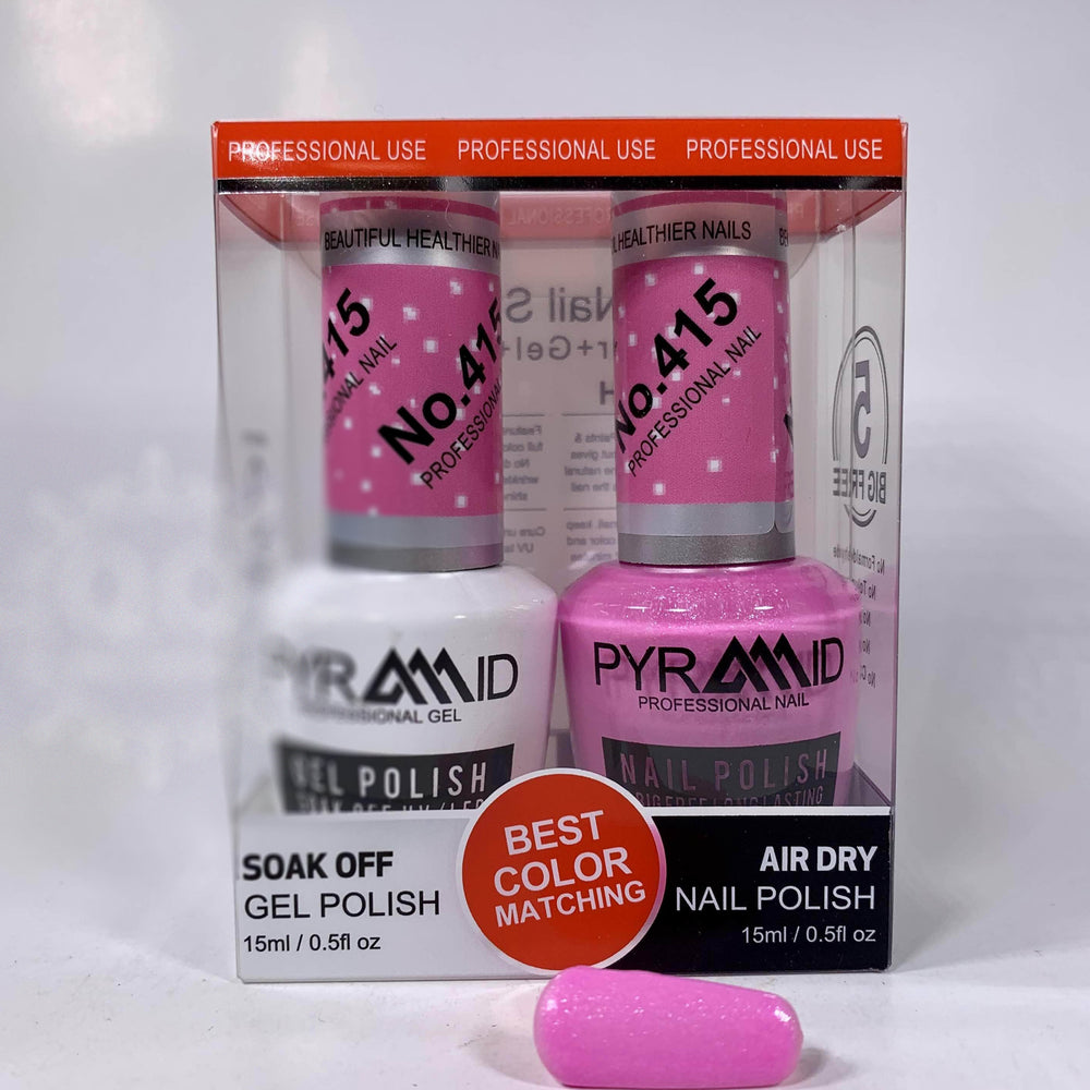 Pyramid Gel Polish + Nail Lacquer, 415, 0.5oz