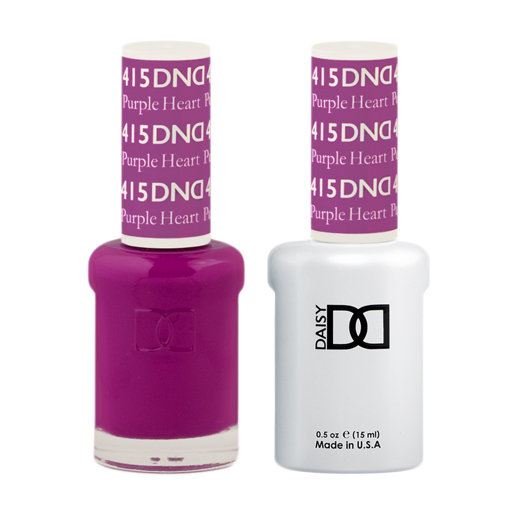 DND Nail Lacquer And Gel Polish, 415, Purple Heart, 0.5oz MY0924