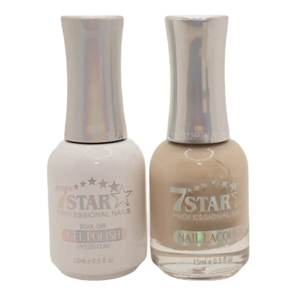 7 Star Nail Lacquer + Gel Polish Matching Pair, 416, 0.5oz