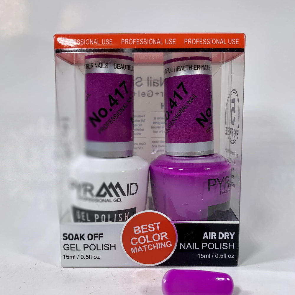 Pyramid Gel Polish + Nail Lacquer, 417, 0.5oz