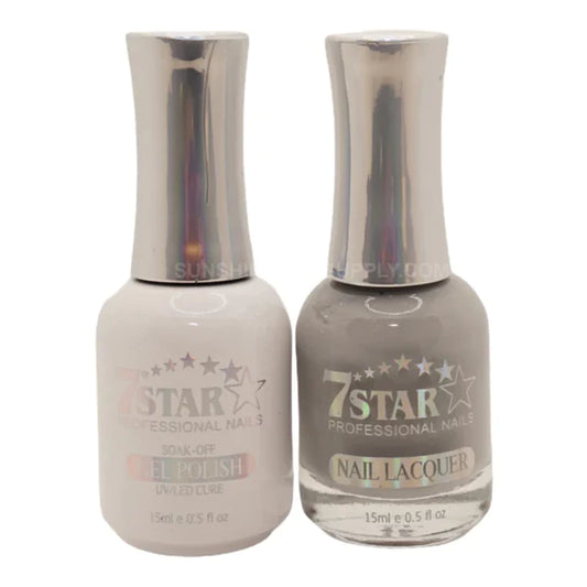 7 Star Nail Lacquer + Gel Polish Matching Pair, 418, 0.5oz