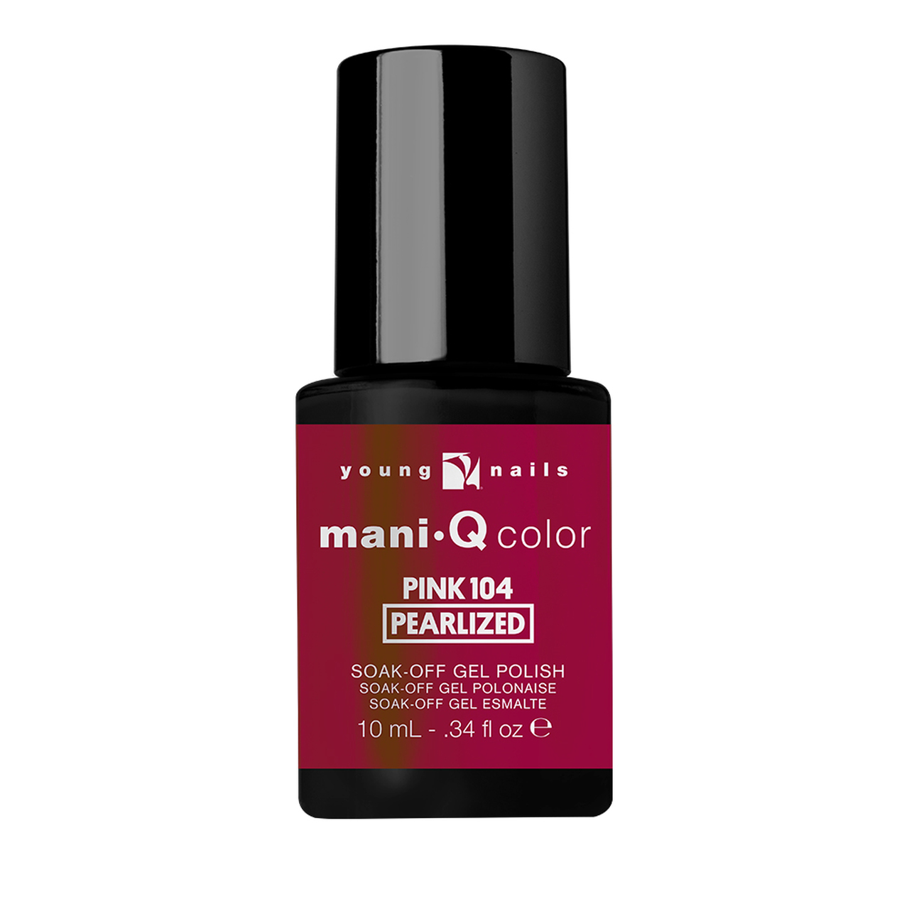 Young Nails Gel Polish, ManiQ Color Collection, MC30037, Pink 104, 0.34oz OK0904LK