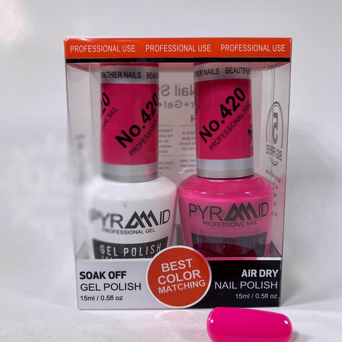 Pyramid Gel Polish + Nail Lacquer, 420, 0.5oz