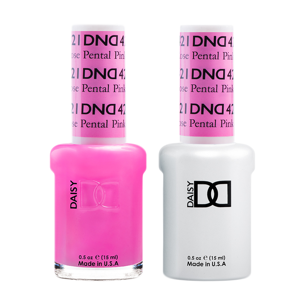 DND Nail Lacquer And Gel Polish, 421, Rose Petal Pink, 0.5oz MY0924