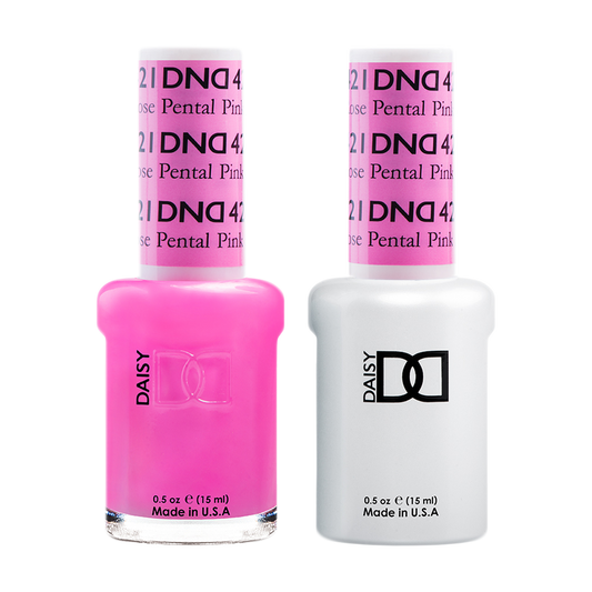 DND Nail Lacquer And Gel Polish, 421, Rose Petal Pink, 0.5oz MY0924