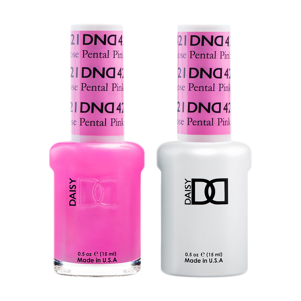 DND Nail Lacquer And Gel Polish, 421, Rose Petal Pink, 0.5oz MY0924