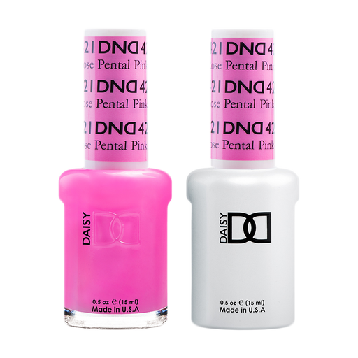 DND Nail Lacquer And Gel Polish, 421, Rose Petal Pink, 0.5oz MY0924