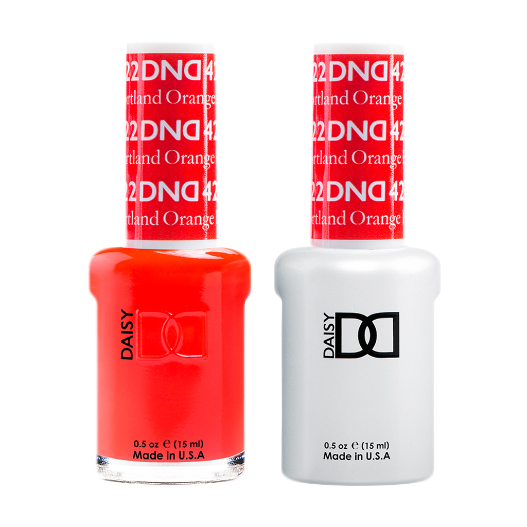 DND Nail Lacquer And Gel Polish, 422, Portland Orange, 0.5oz MY0924