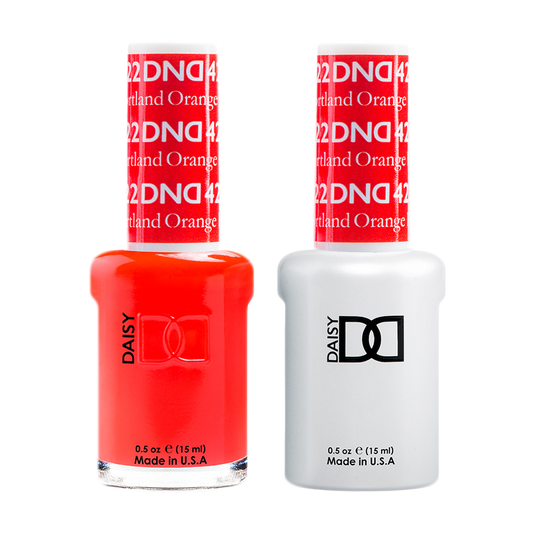 DND Nail Lacquer And Gel Polish, 422, Portland Orange, 0.5oz MY0924