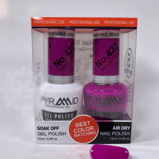 Pyramid Gel Polish + Nail Lacquer, 422, 0.5oz