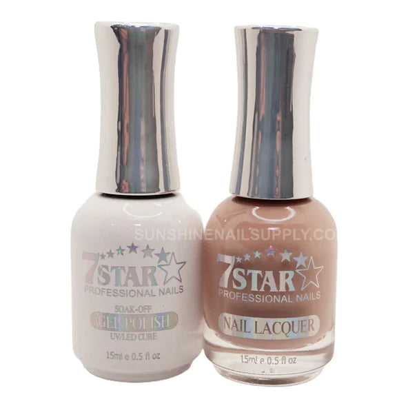 7 Star Nail Lacquer + Gel Polish Matching Pair, 424, 0.5oz