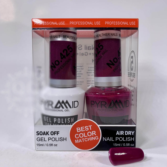 Pyramid Gel Polish + Nail Lacquer, 425, 0.5oz