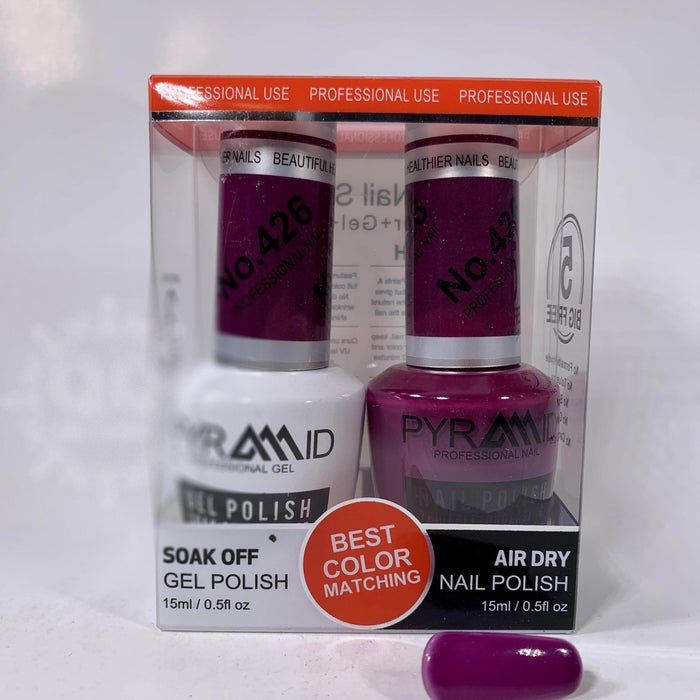 Pyramid Gel Polish + Nail Lacquer, 426, 0.5oz