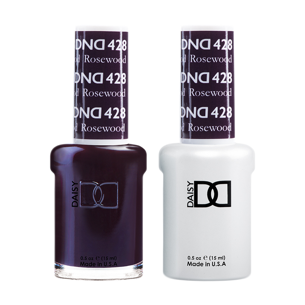 DND Nail Lacquer And Gel Polish, 428, Rosewood, 0.5oz MY0924