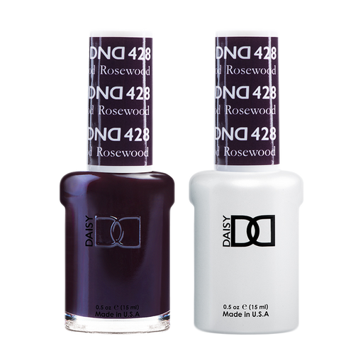 DND Nail Lacquer And Gel Polish, 428, Rosewood, 0.5oz MY0924
