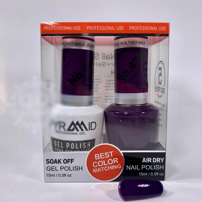Pyramid Gel Polish + Nail Lacquer, 428, 0.5oz