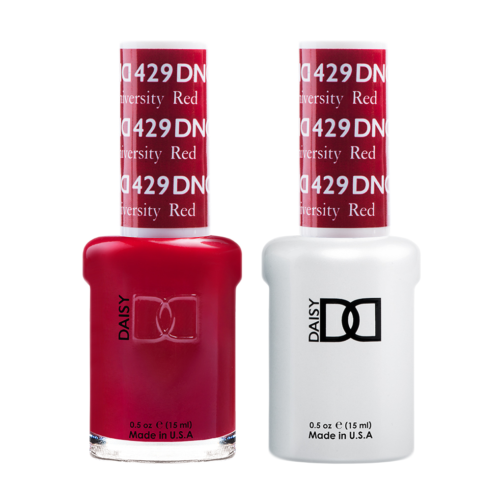 DND Nail Lacquer And Gel Polish, 429, Boston University Red, 0.5oz MY0924