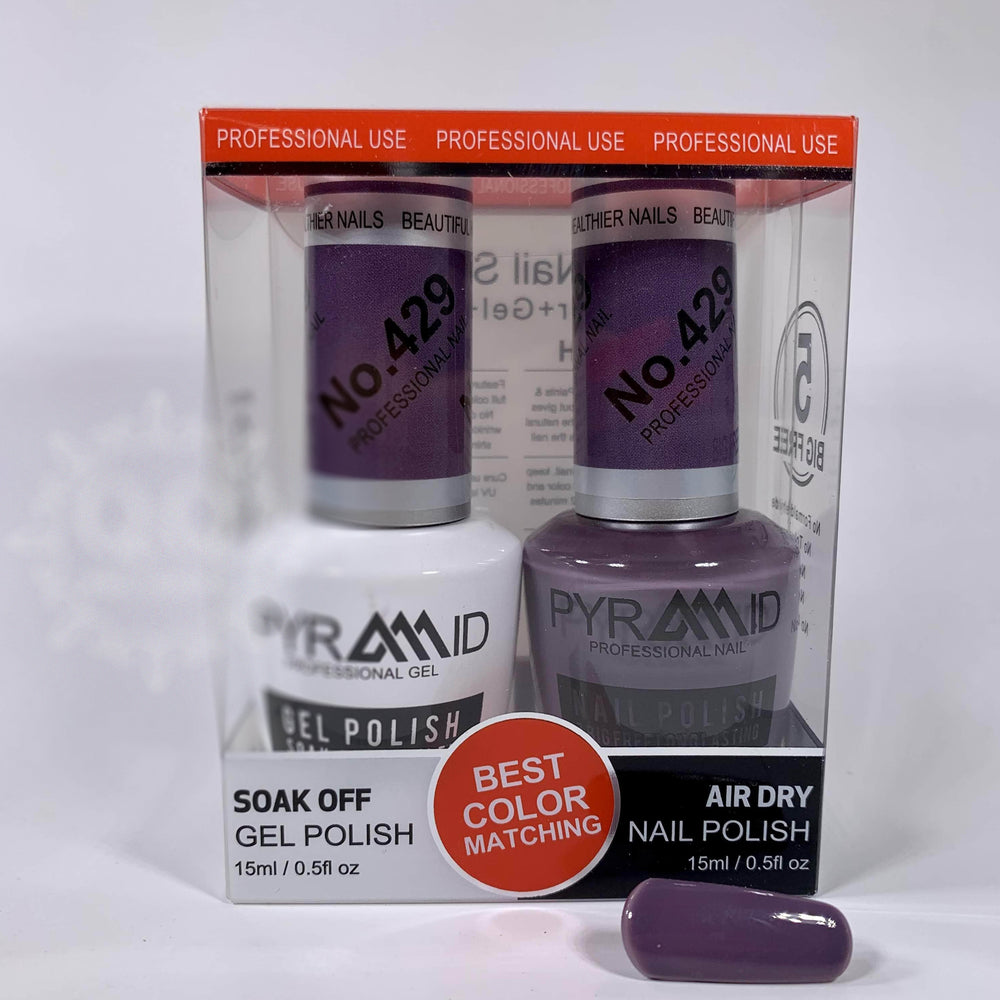Pyramid Gel Polish + Nail Lacquer, 429, 0.5oz