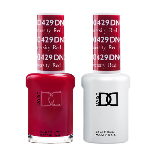 DND Nail Lacquer And Gel Polish, 429, Boston University Red, 0.5oz MY0924