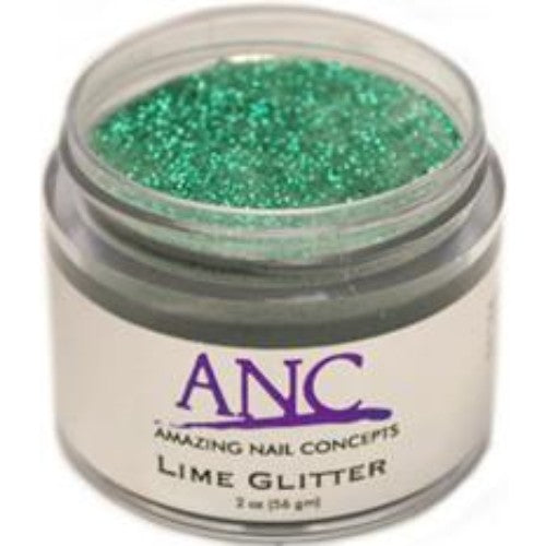 ANC Dipping Powder, 2OP042, Lime Glitter, 2oz, 600042 KK