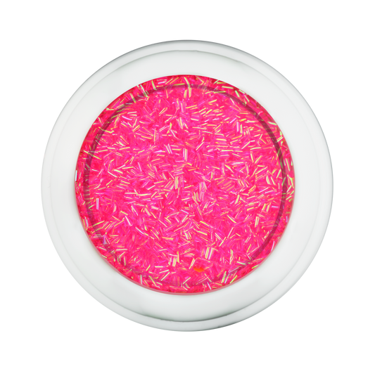 Cre8tion Nail Art Designed Confetti Glitter, 042, Strip 0.2x0.3, Pink, 0.5oz, 1101-0483 BB