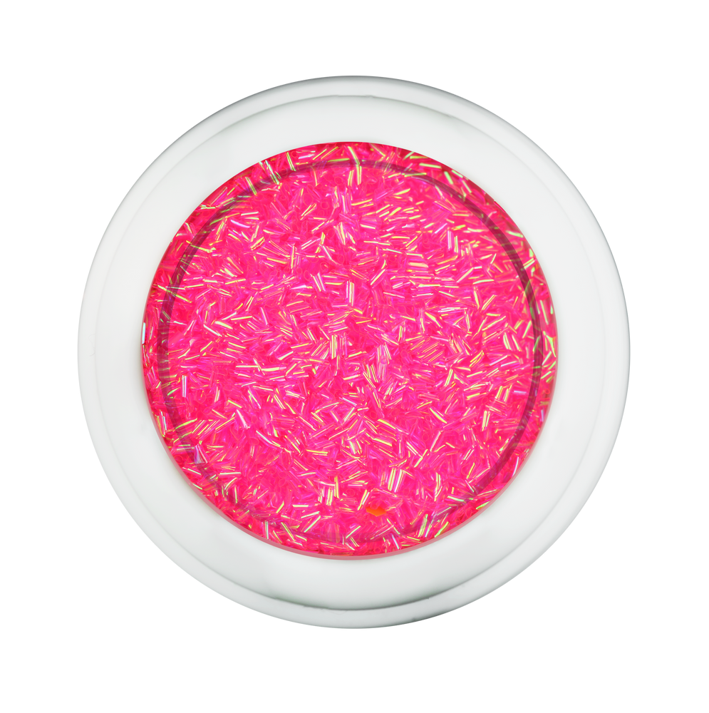 Cre8tion Nail Art Designed Confetti Glitter, 042, Strip 0.2x0.3, Pink, 0.5oz, 1101-0483 BB
