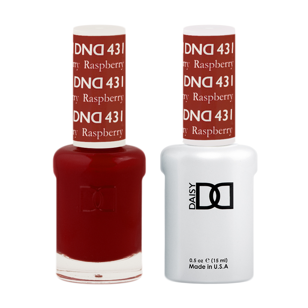 DND Nail Lacquer And Gel Polish, 431, Raspberry, 0.5oz MY0924