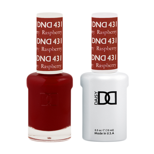 DND Nail Lacquer And Gel Polish, 431, Raspberry, 0.5oz MY0924