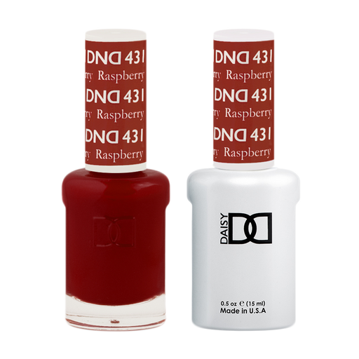 DND Nail Lacquer And Gel Polish, 431, Raspberry, 0.5oz MY0924