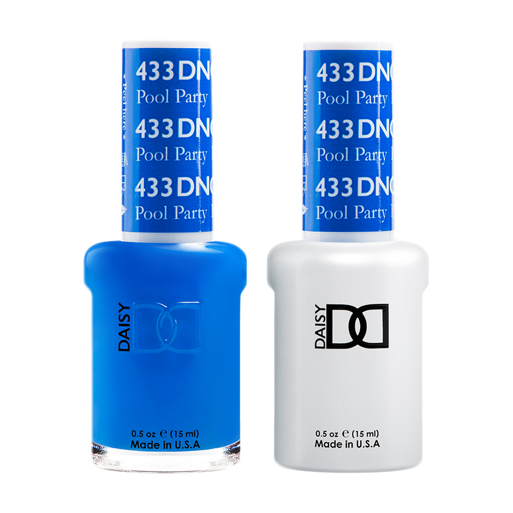 DND Nail Lacquer And Gel Polish, 433, Pool Party, 0.5oz MY0924