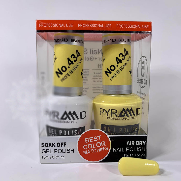Pyramid Gel Polish + Nail Lacquer, 434, 0.5oz
