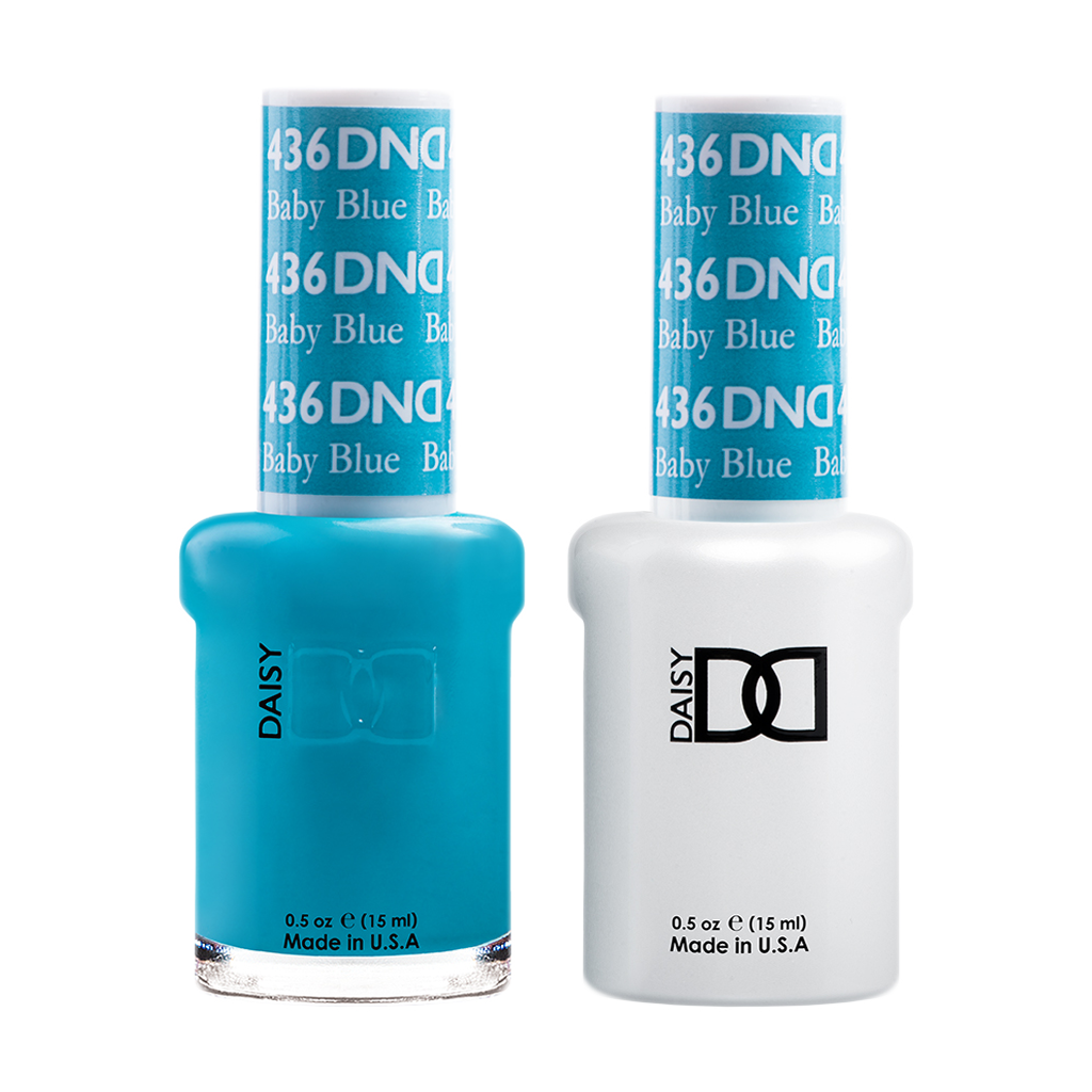 DND Nail Lacquer And Gel Polish, 436, Baby Blue, 0.5oz MY0924