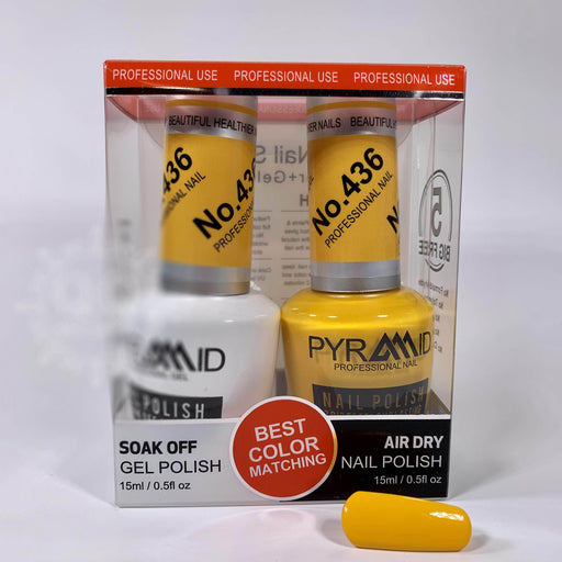 Pyramid Gel Polish + Nail Lacquer, 436, 0.5oz