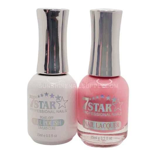 7 Star Nail Lacquer + Gel Polish Matching Pair, 436, 0.5oz