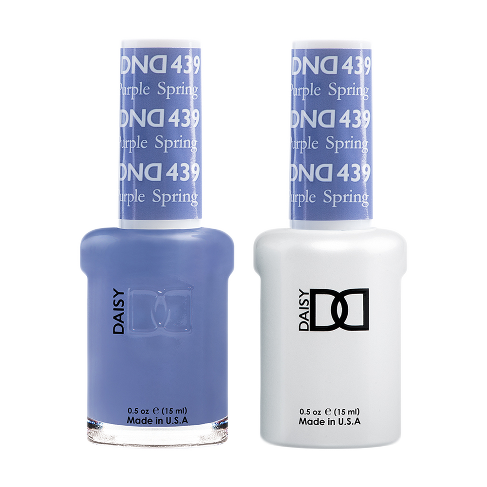 DND Nail Lacquer And Gel Polish, 439, Purple Spring, 0.5oz MY0924