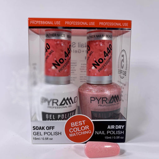 Pyramid Gel Polish + Nail Lacquer, 440, 0.5oz