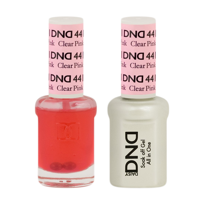 DND Nail Lacquer And Gel Polish, 441, Clear Pink, 0.5oz MY0924