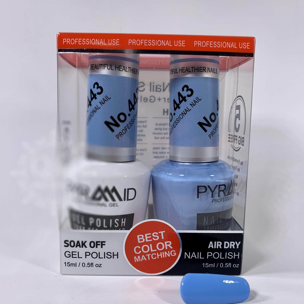 Pyramid Gel Polish + Nail Lacquer, 443, 0.5oz