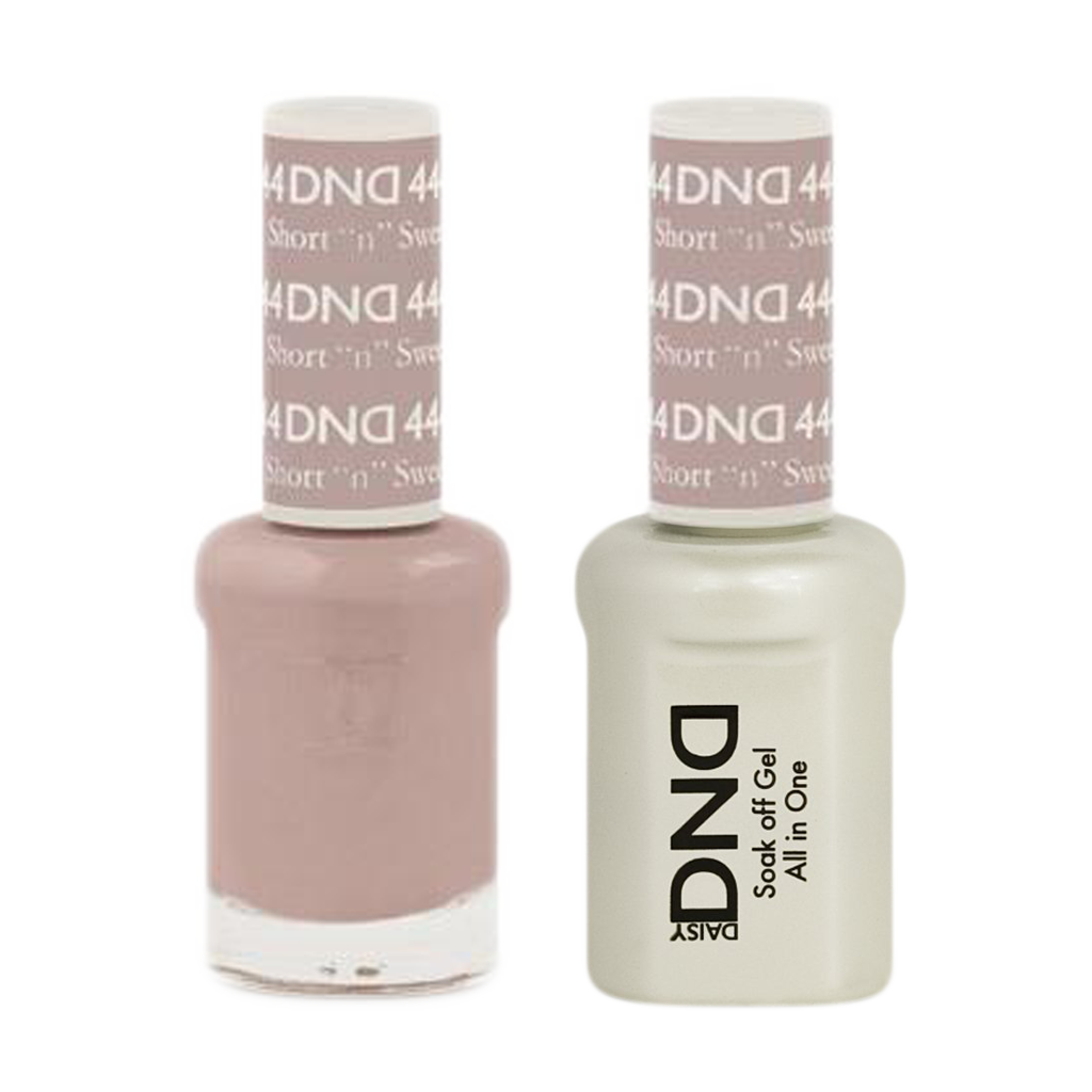 DND Nail Lacquer And Gel Polish, 444, Short 'N' Sweet, 0.5oz MY0924