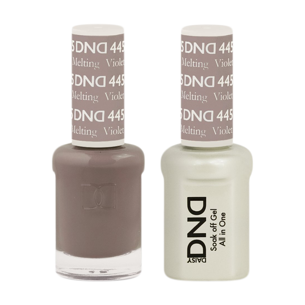 DND Nail Lacquer And Gel Polish, 445, Melting Violet, 0.5oz MY0924