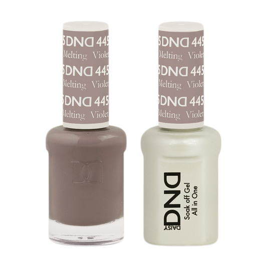 DND Nail Lacquer And Gel Polish, 445, Melting Violet, 0.5oz MY0924